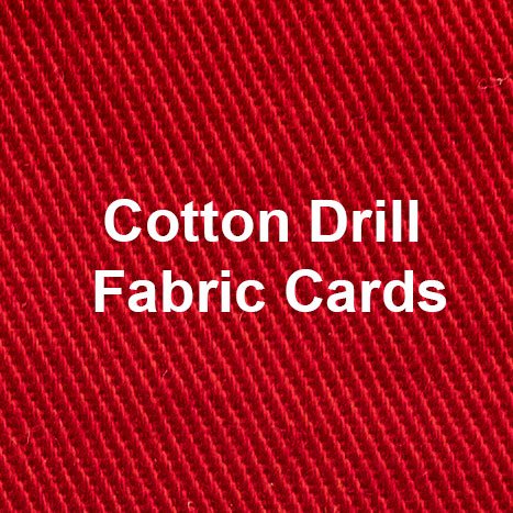 Cotton Drill Fabric Card