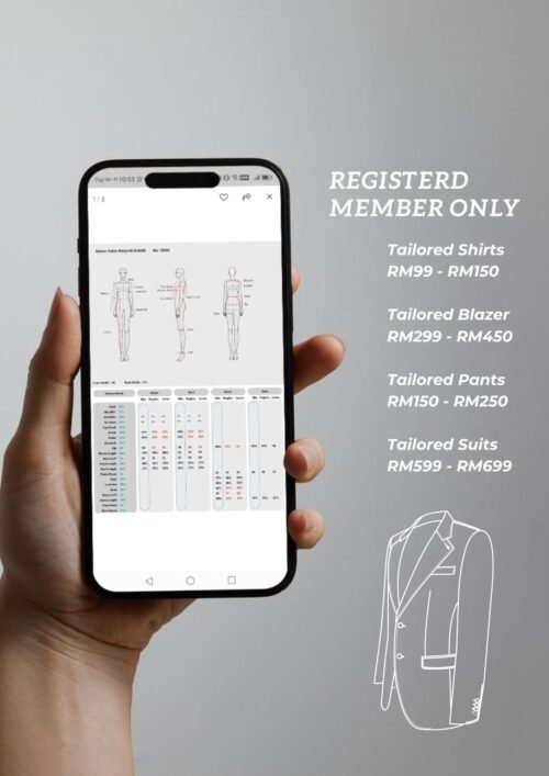 affordable suits and promotion suit RM699 in Singapore
